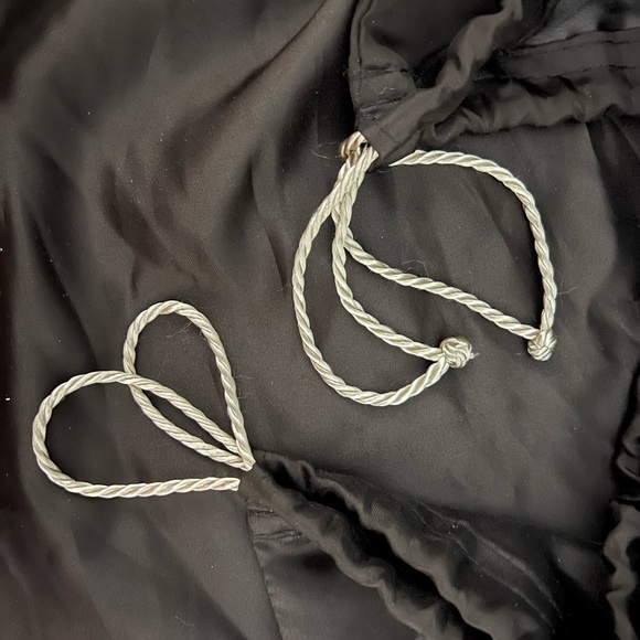 Large dark brown Coach satin dust bag for purse storage. Drawstring closure. - Picture 5 of 7